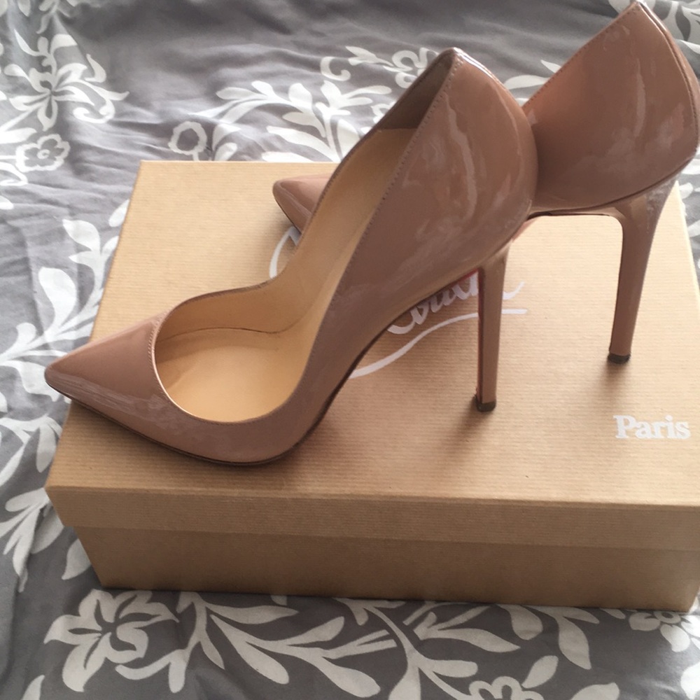Christian Louboutin Pigalle 120 Patent Calf Sz 37